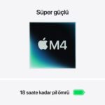 Apple MacBook Air 13.6" M4 16GB RAM 256GB SSD Liquid Retina (MW0W3TU/A) Gümüş - Görsel 3