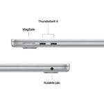 Apple MacBook Air 13.6" M4 16GB RAM 256GB SSD Liquid Retina (MW0W3TU/A) Gümüş - Görsel 4