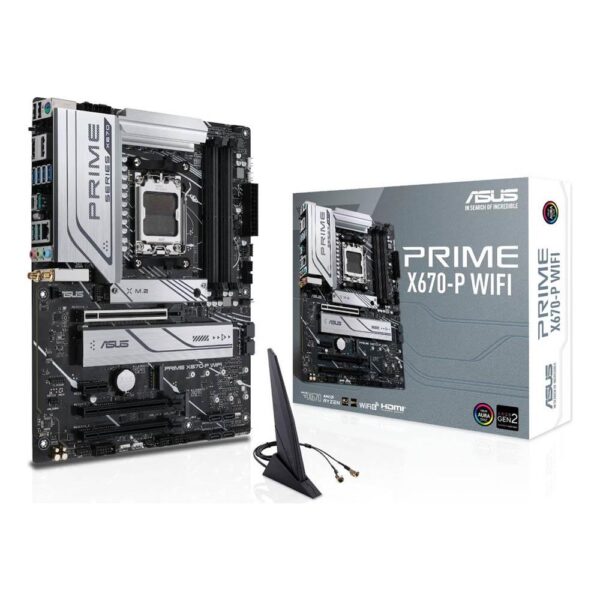 ASUS PRIME X670-P WIFI AMD X670 Soket AM5 DDR5 6400MHz(OC) M.2 Anakart