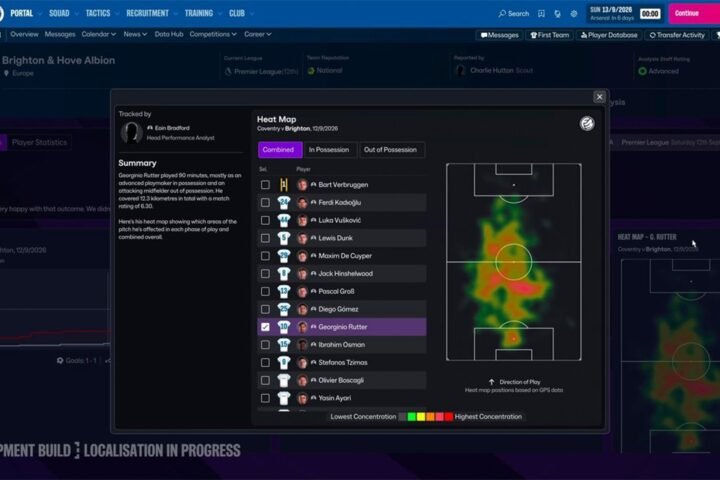 FM27'de kulüp, turnuva ekranları yeniden tasarlandı