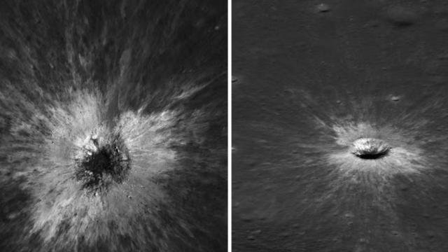 NASA uzay aracı Ay'da devasa yeni bir krater keşfetti
