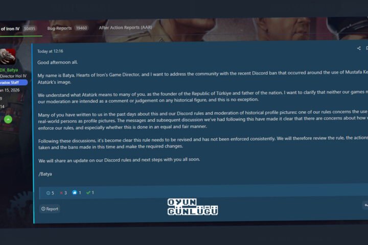 Paradox'tan ilk mesaj geldi: Oyuncuların tepkisi dinmedi